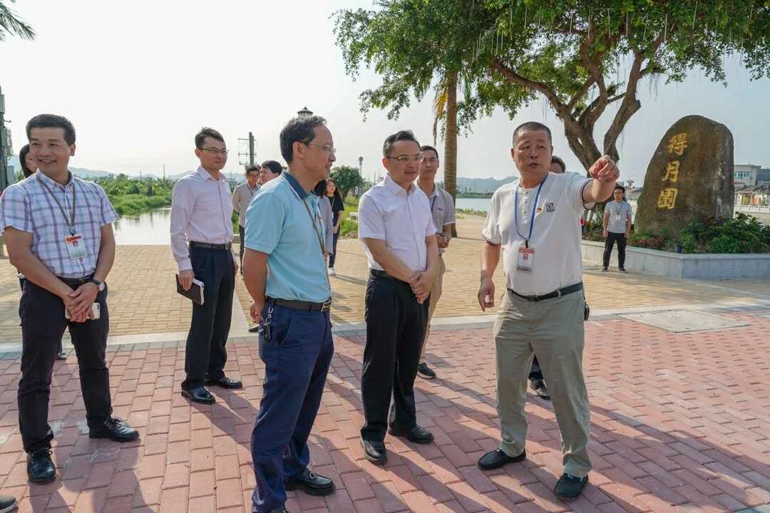 吴文兵指出,社区拥有隧道南延工程在河浦片区的唯一出口,要充分发挥